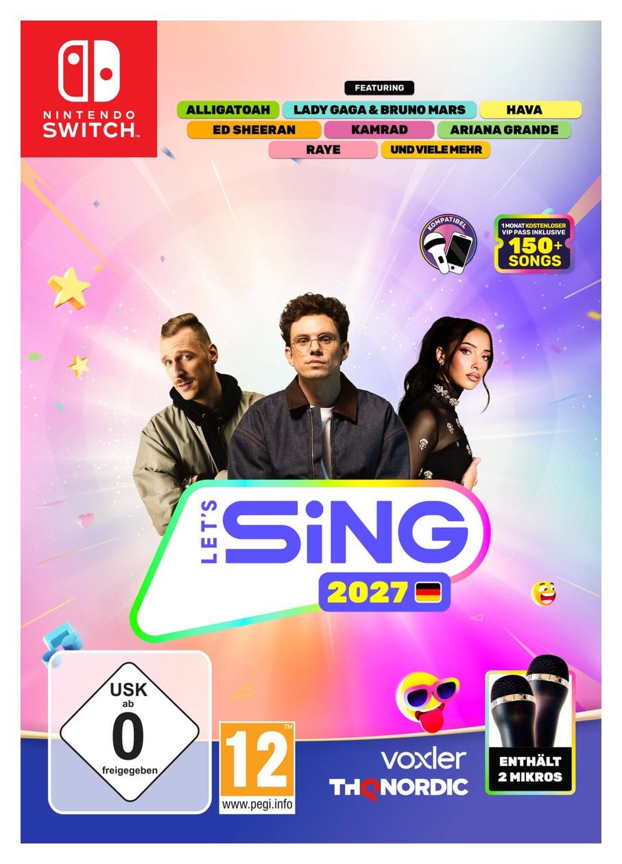 Let's Sing 2027 - mit deutschen Hits - 2 Mic Bundle (Nintendo Switch) 