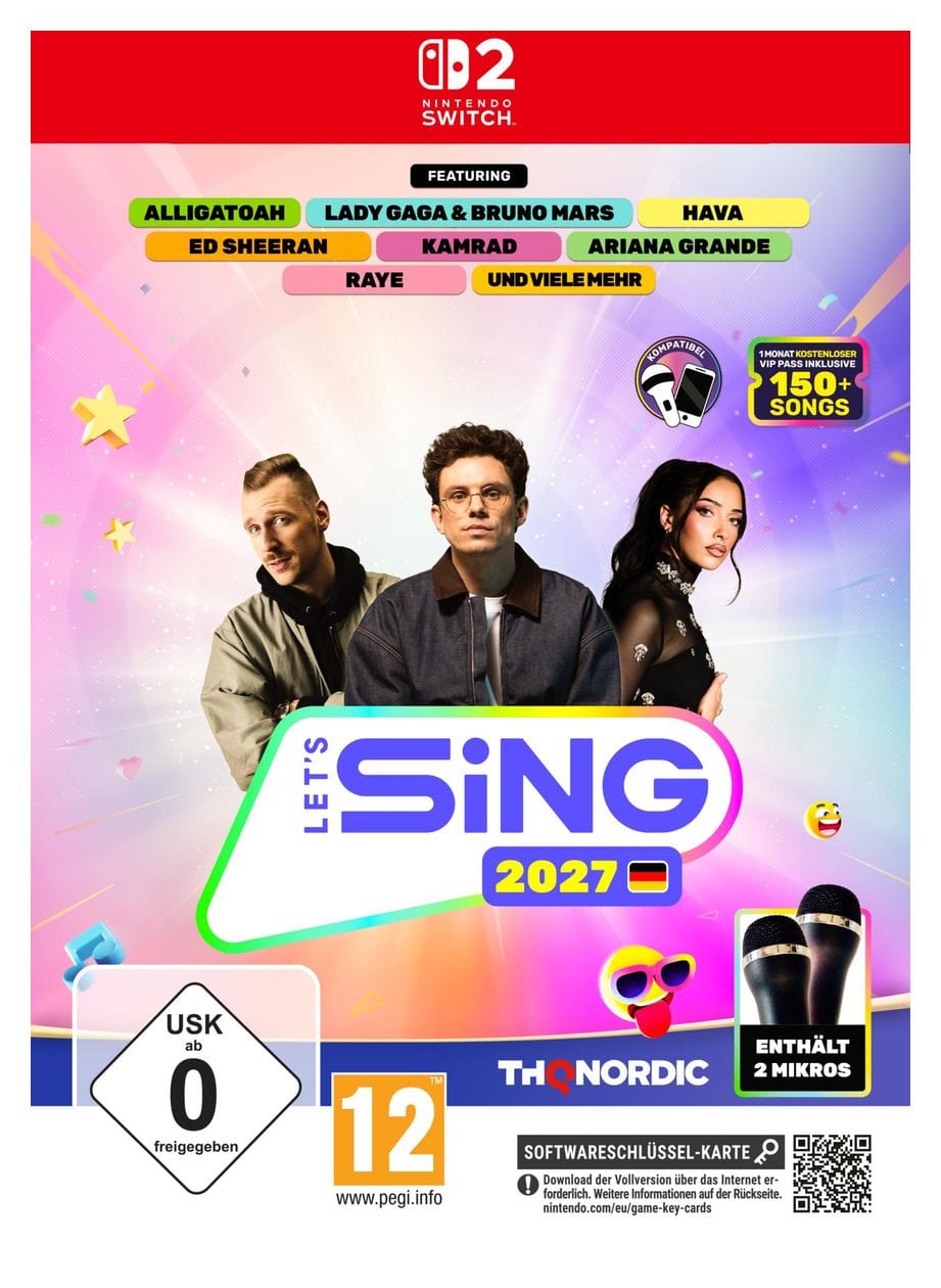 Let's Sing 2027 - mit deutschen Hits - 2 Mic Bundle (Nintendo Switch 2) 