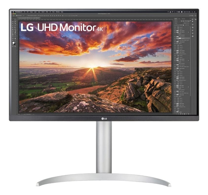 27UP850K-W 4K Ultra HD Monitor 68,6 cm (27 Zoll) 16:9 5 ms 400 cd/m²  (Schwarz, Weiß) 