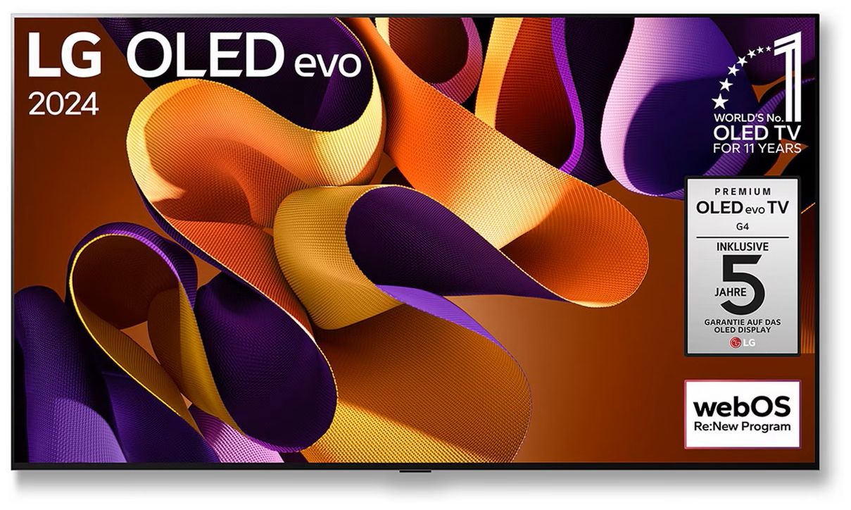 OLED97G48LW OLED 2,46 m (97") Fernseher 4K Ultra HD (Schwarz) 