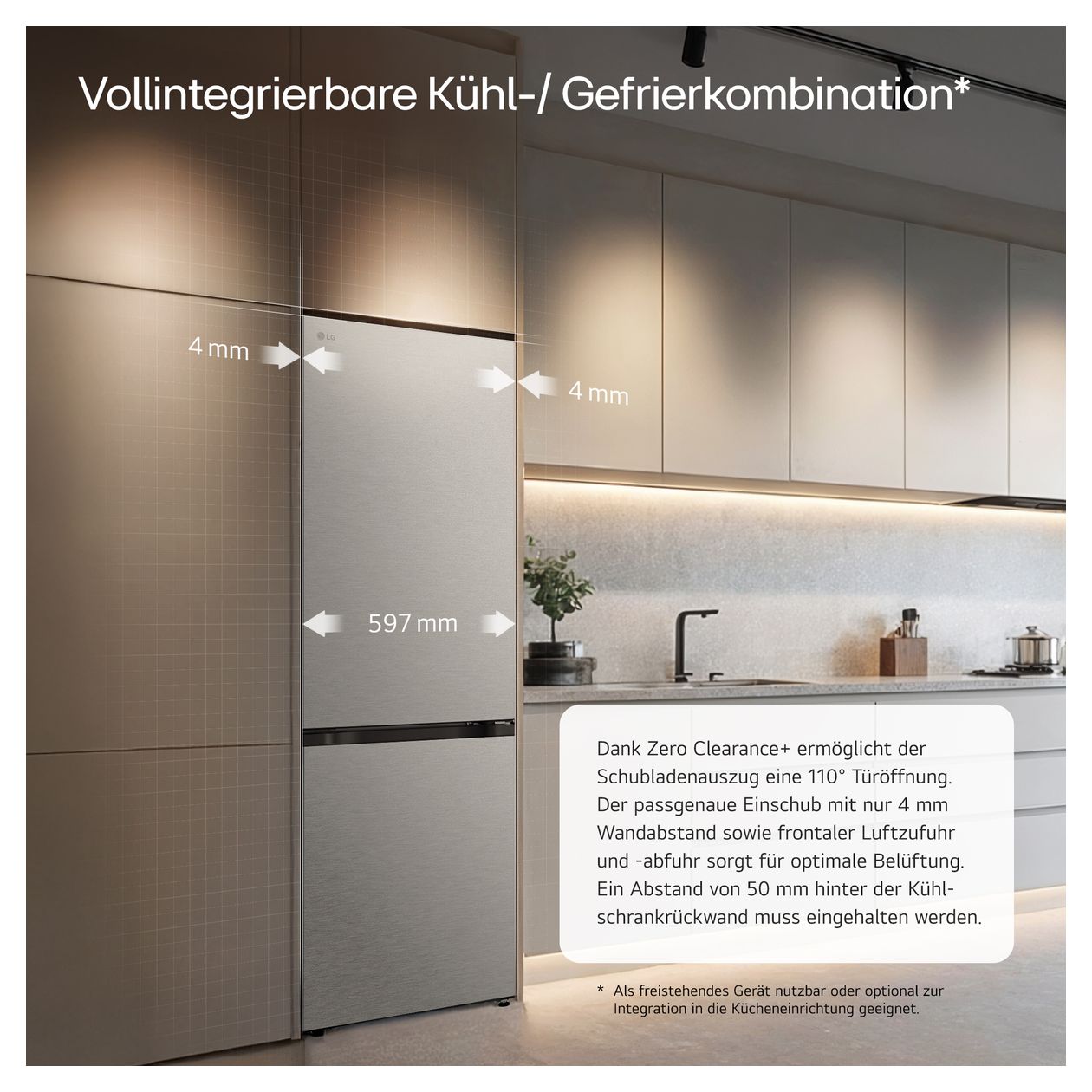 GBBS514AMB 220 l / 113 l Kühl-Gefrierkombi freistehend NoFrost 108 kWh Jahr  (Edelstahl) 