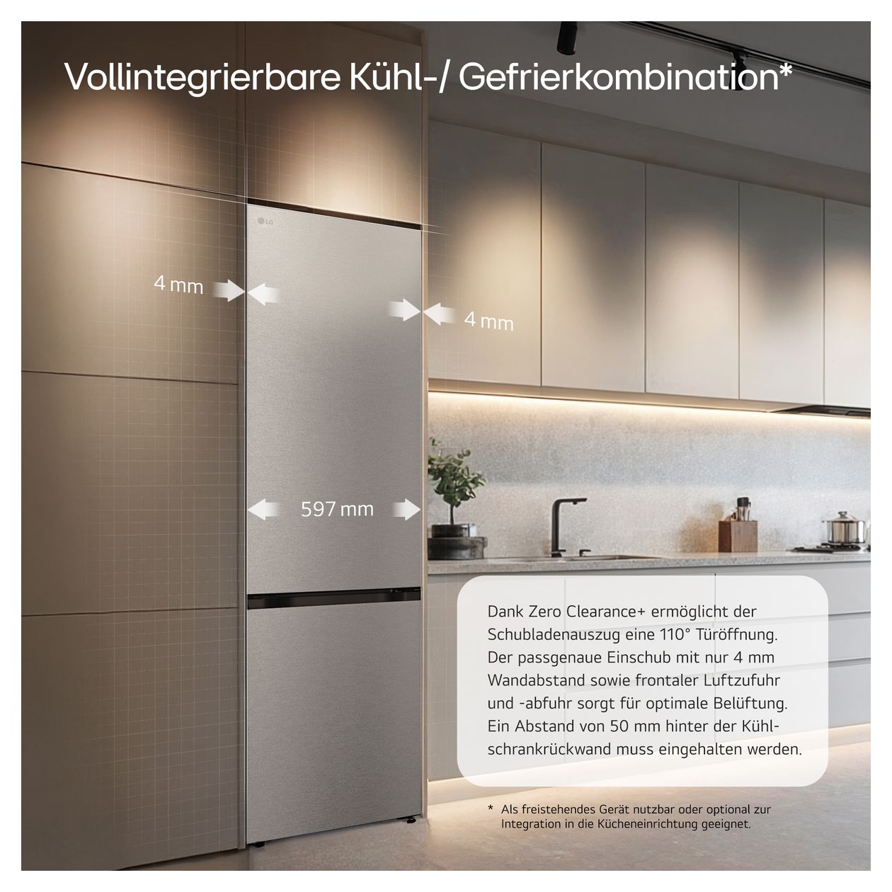 GBBS726AMB 262 l / 113 l Kühl-Gefrierkombi freistehend NoFrost 112 kWh Jahr  (Silber) 