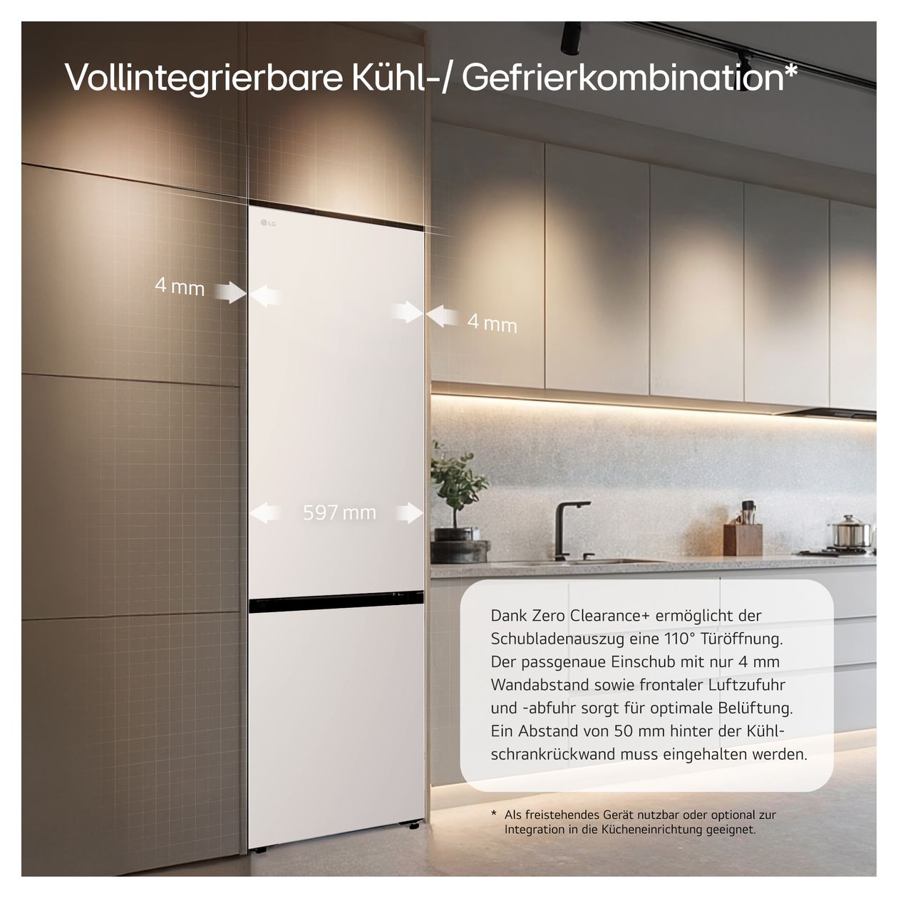 GBBS726ASW 262 l / 113 l Kühl-Gefrierkombi freistehend NoFrost 112 kWh Jahr  (Weiß) 
