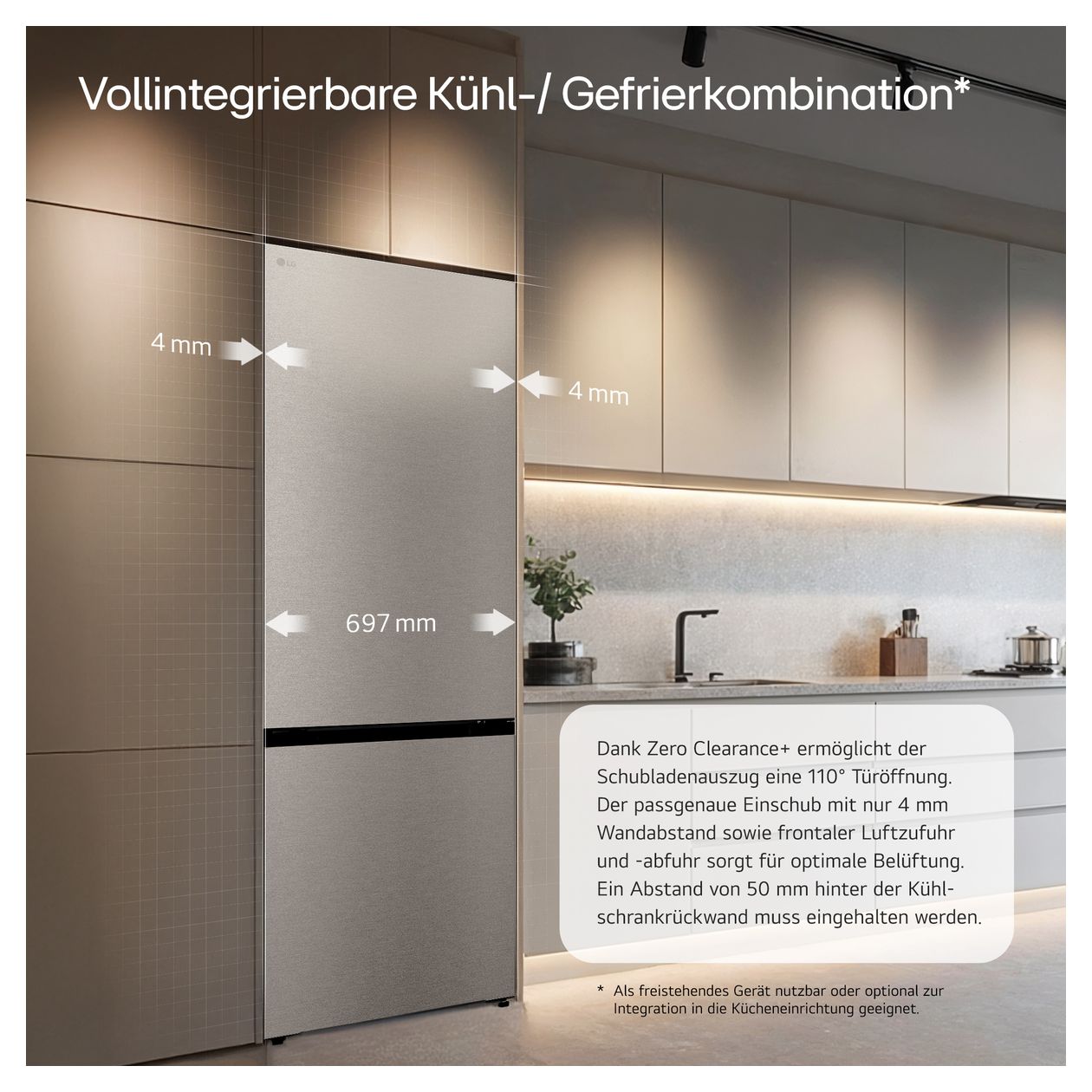 GBBW726CPY 326 l / 139 l Kühl-Gefrierkombi freistehend NoFrost 191 kWh Jahr  (Silber) 