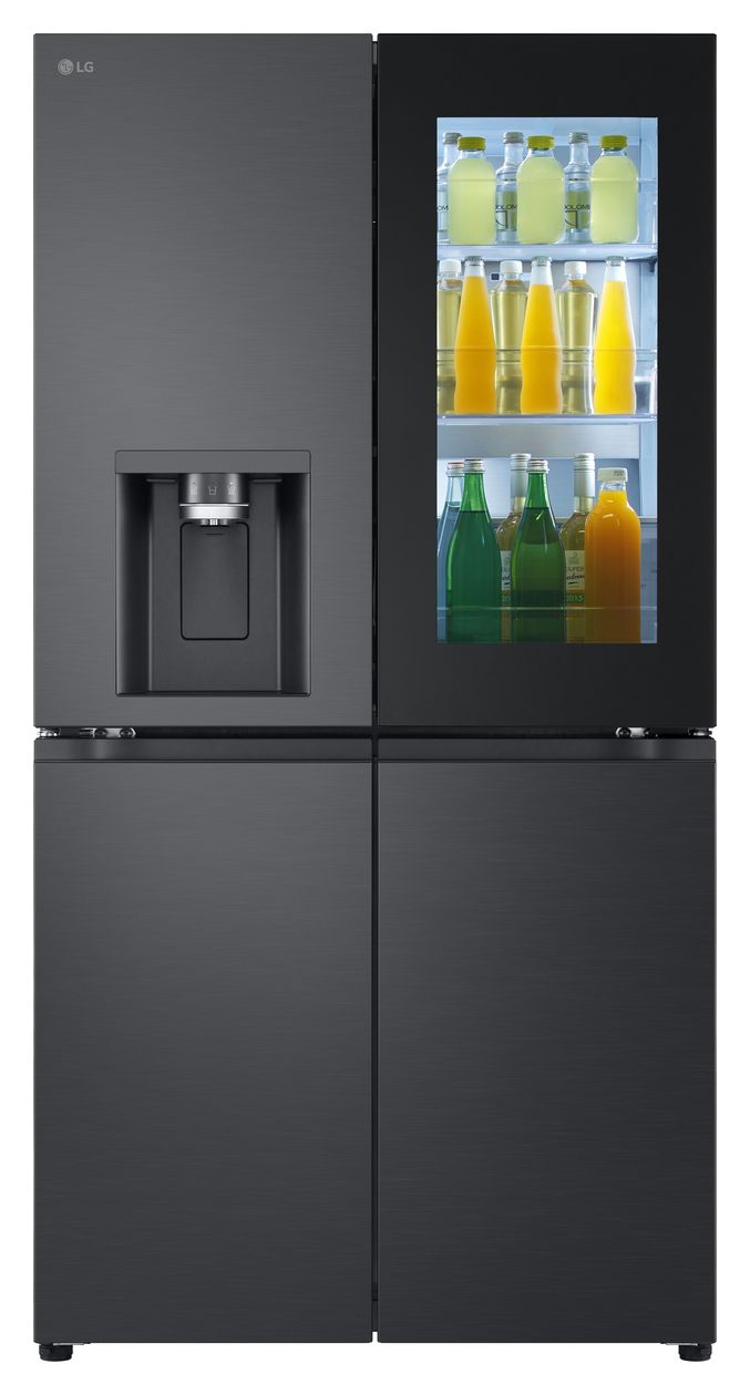 GMG961EVKE Side-by-Side Kühl-/ Gefrierkombination 363 l / 274 l 354 kWh NoFrost 1792 mm x 914 mm  (Schwarz, Graphit) 