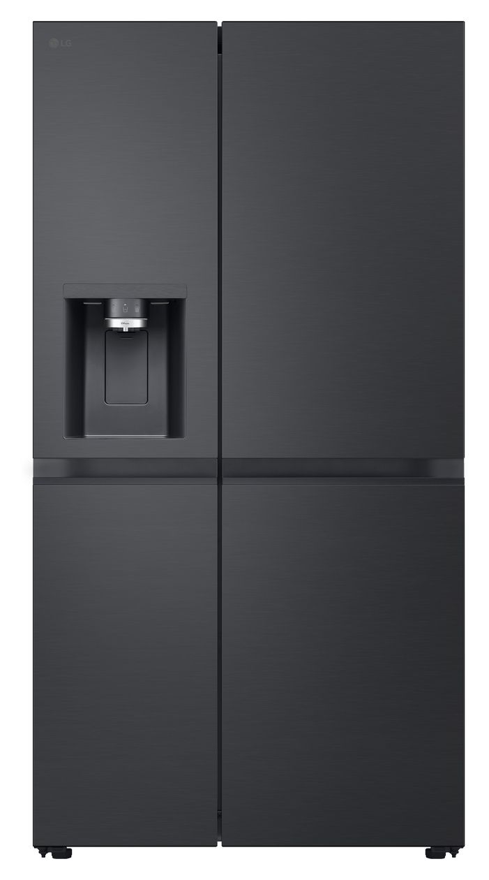 GSLE91EVAC Side-by-Side Kühl-/ Gefrierkombination 407 l / 221 l 224 kWh NoFrost 1790 mm x 913 mm  (Schwarz) 