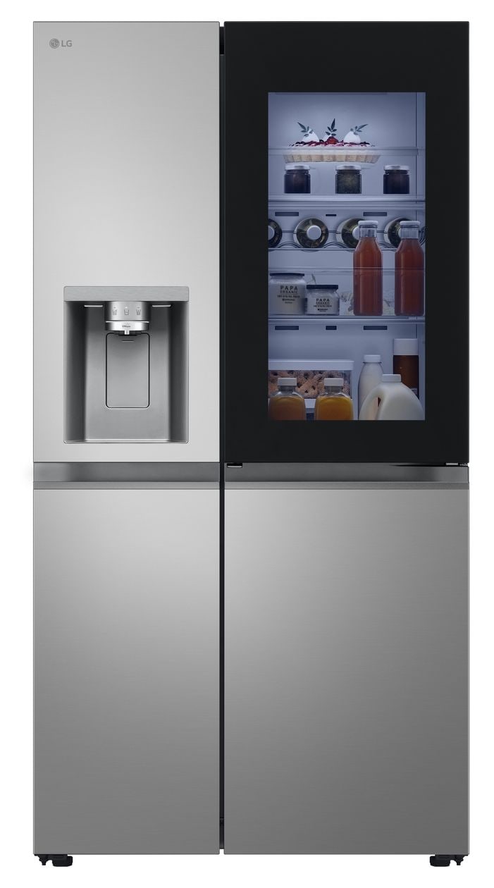 GSXE81PYBD Side-by-Side Kühl-/ Gefrierkombination 407 l / 221 l 276 kWh NoFrost 1790 mm x 913 mm  (Silber) 