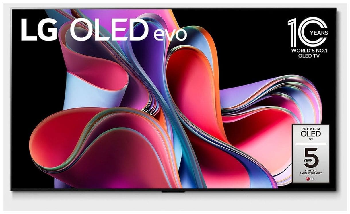 OLED55G39LA (ohne Standfuß mit Wandhalterung) OLED Fernseher 139,7 cm (55 Zoll) EEK: F 4K Ultra HD (Schwarz) 