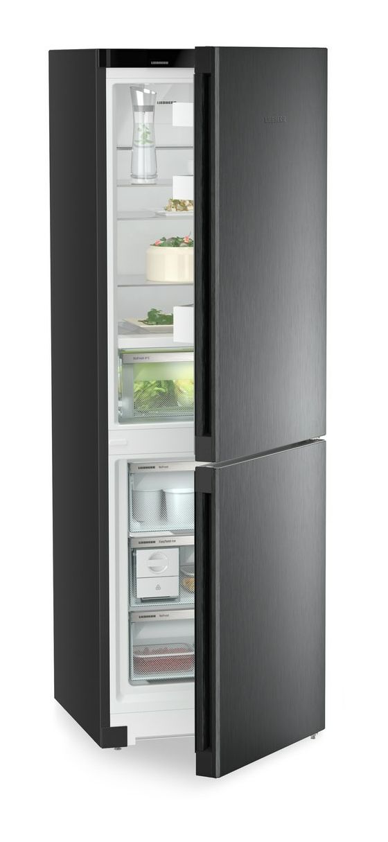 CBNbda5223-22 218 l / 103 l Kühl-Gefrierkombi freistehend NoFrost 109 kWh Jahr  (Schwarz) 