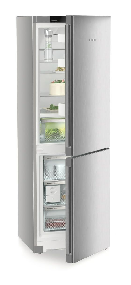 CBNsfc5223-22 Plus 218 l / 103 l Kühl-Gefrierkombi freistehend NoFrost 170 kWh Jahr  (Silber) 