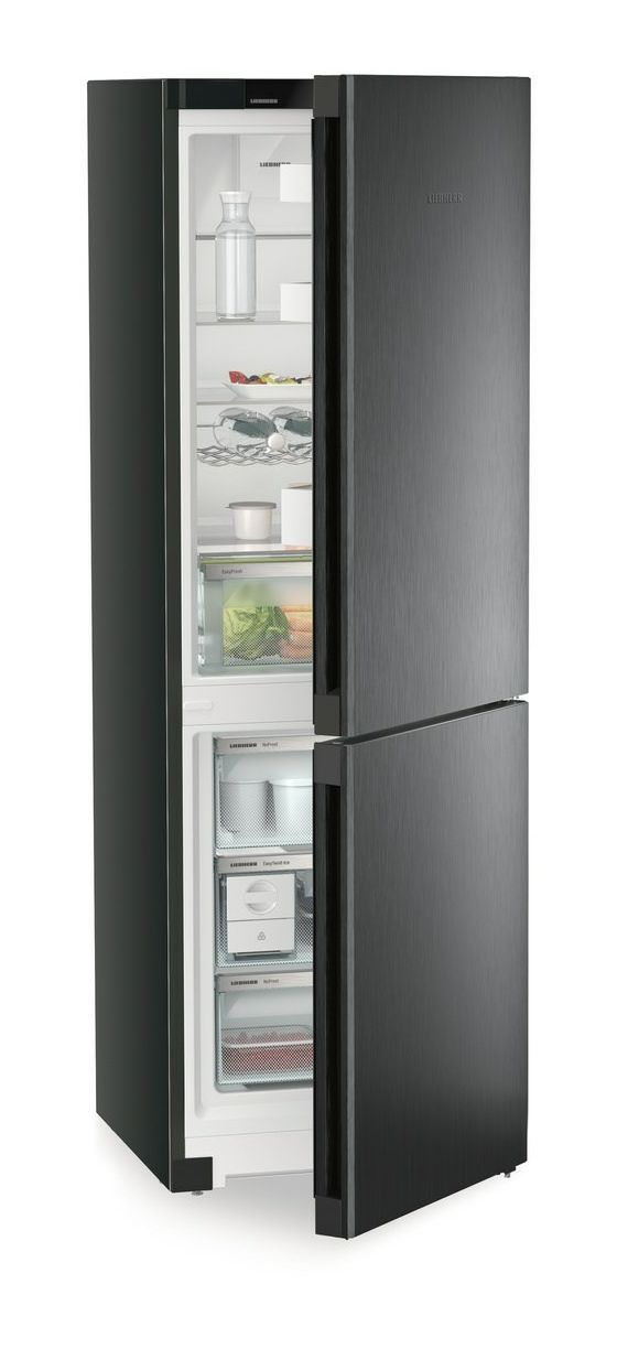 CNbdb5223-22 227 l / 103 l Kühl-Gefrierkombi freistehend NoFrost 128 kWh Jahr  (Schwarz) 