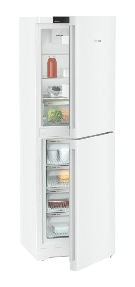 CNd5204-22 187 l / 132 l Kühl-Gefrierkombi freistehend NoFrost 202 kWh Jahr  (Weiß) 