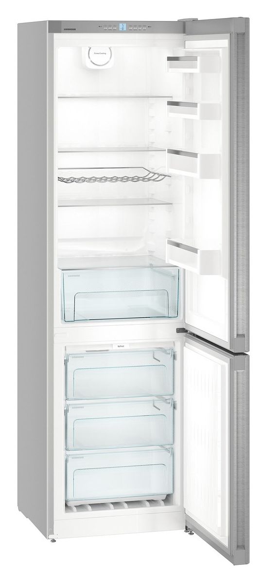 CNPef4813-22 243 l / 101 l Kühl-Gefrierkombi freistehend NoFrost 201 kWh Jahr  (Silber) 