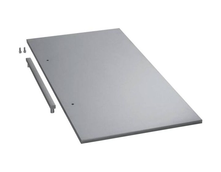 Edelstahlfront 122cm (Edelstahl) 