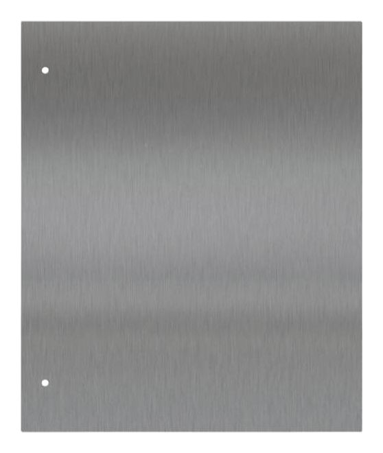 Edelstahlfront 82 cm (Edelstahl) 