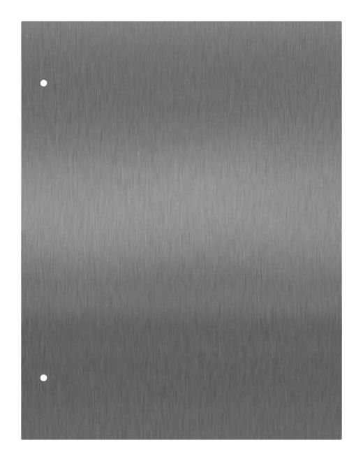 Edelstahlfront 86 cm (Edelstahl) 