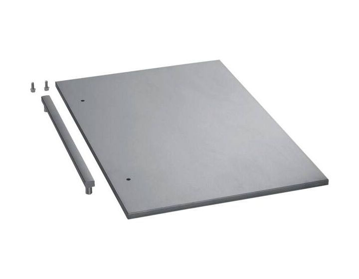 Edelstahlfront 88 cm (Edelstahl) 