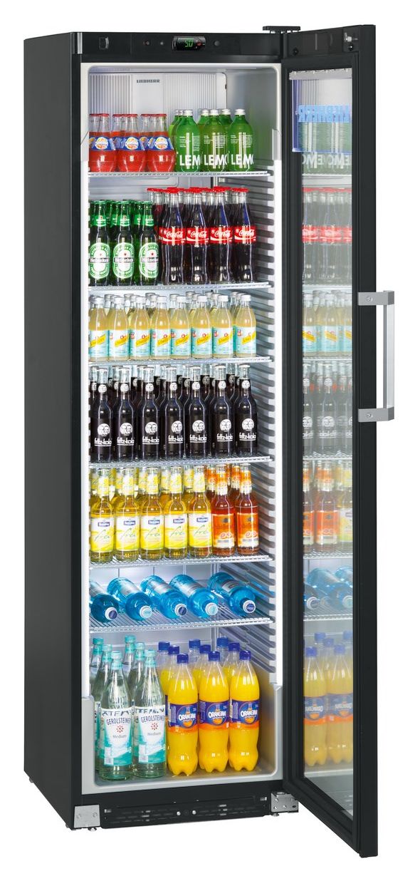 FKDv4523-22 PremiumPlus 422 l / Kühlschrank freistehend EEK: D 687,3 kWh Jahr  (Schwarz) 
