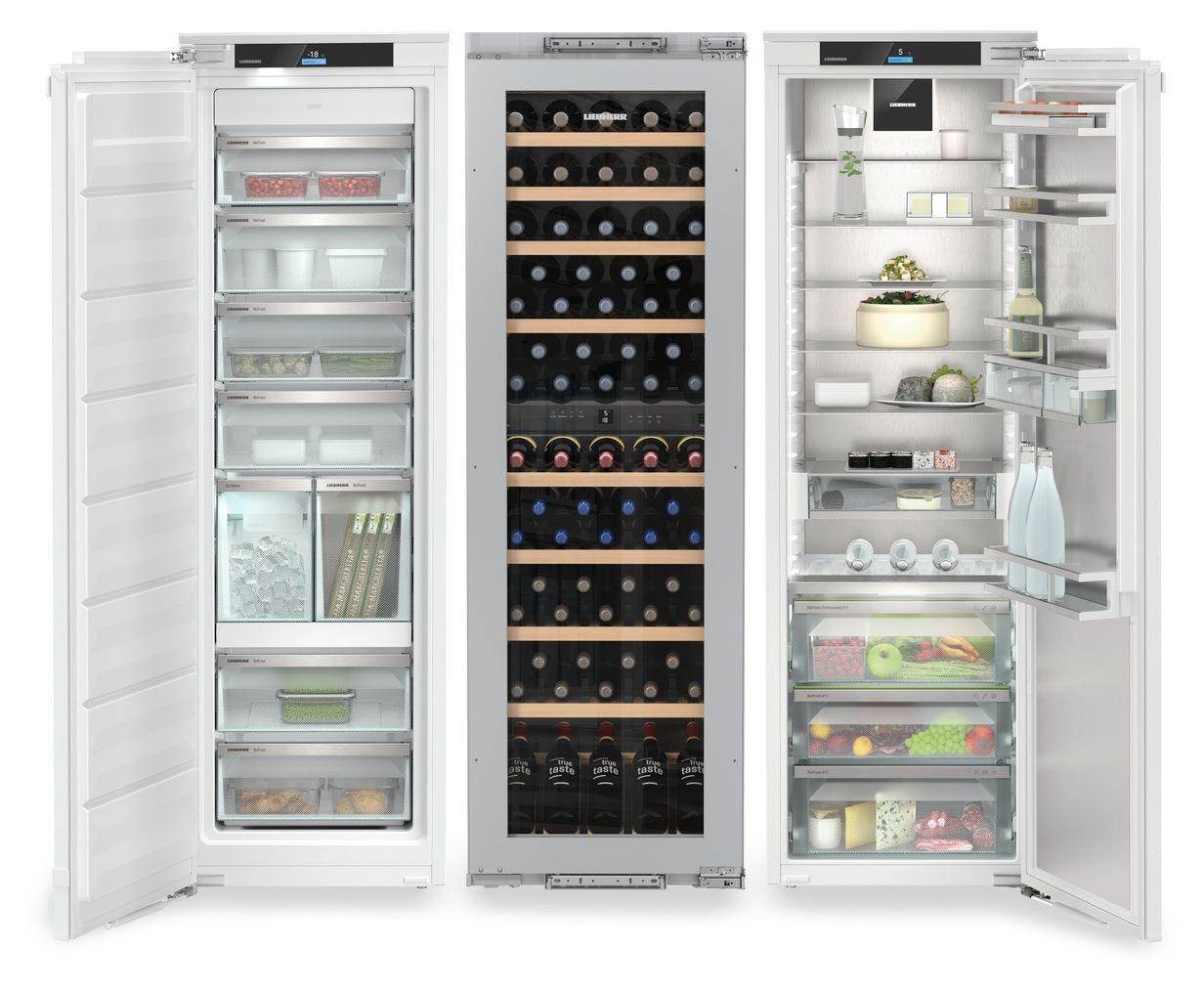 IXRFW5180-22 Peak BioFresh 296 l / 213 l Einbau Kühl-/Gefrierkombination NoFrost 