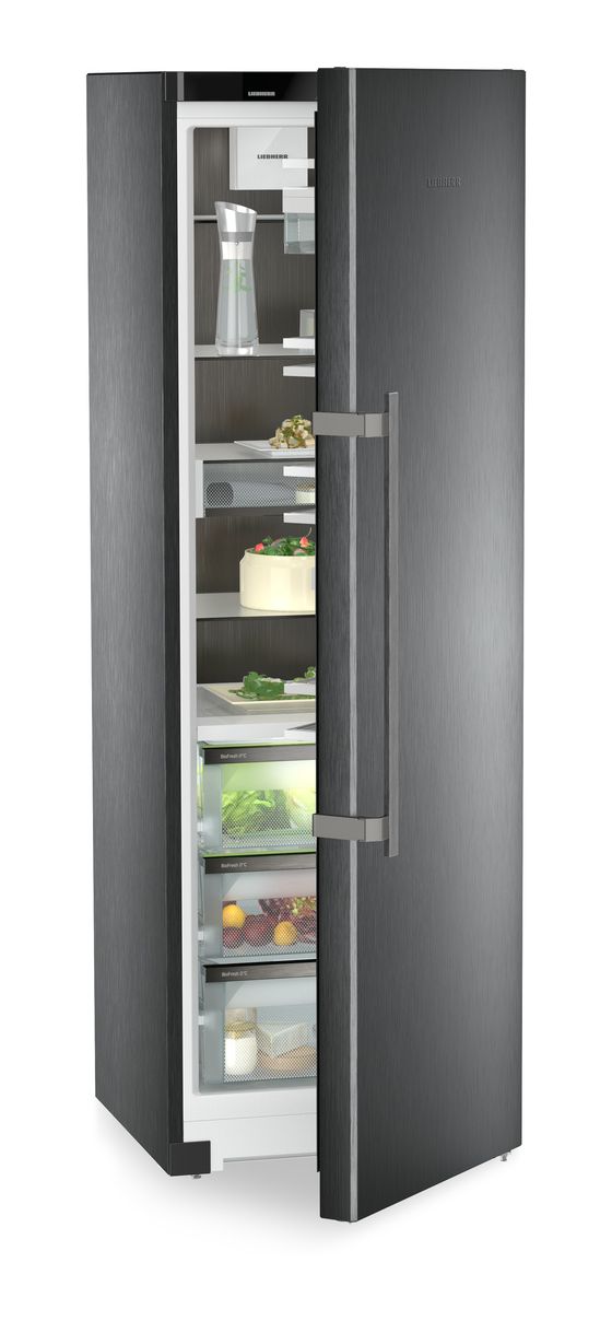 RBbsb525i-23 Prime BioFresh 387 l / 387 l Kühlschrank freistehend EEK: B 86 kWh Jahr  (Schwarz) 