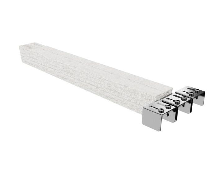 SBS Kit Unterbau Montagezubehör (Metallisch, Weiß) 