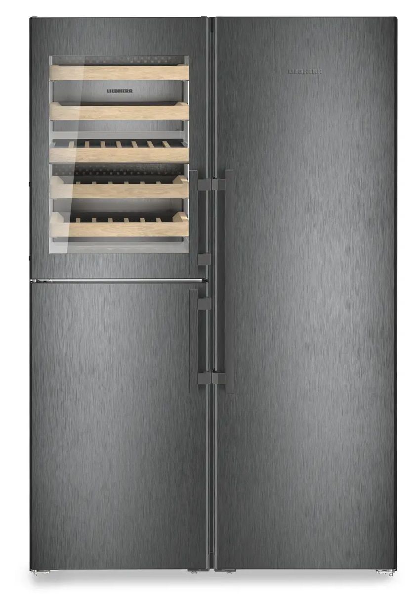 XRCbs5295-20 Side-by-Side Kühl-/ Gefrierkombination 387 l / 133 l NoFrost 1855 mm x 1204 mm  (Schwarz) 