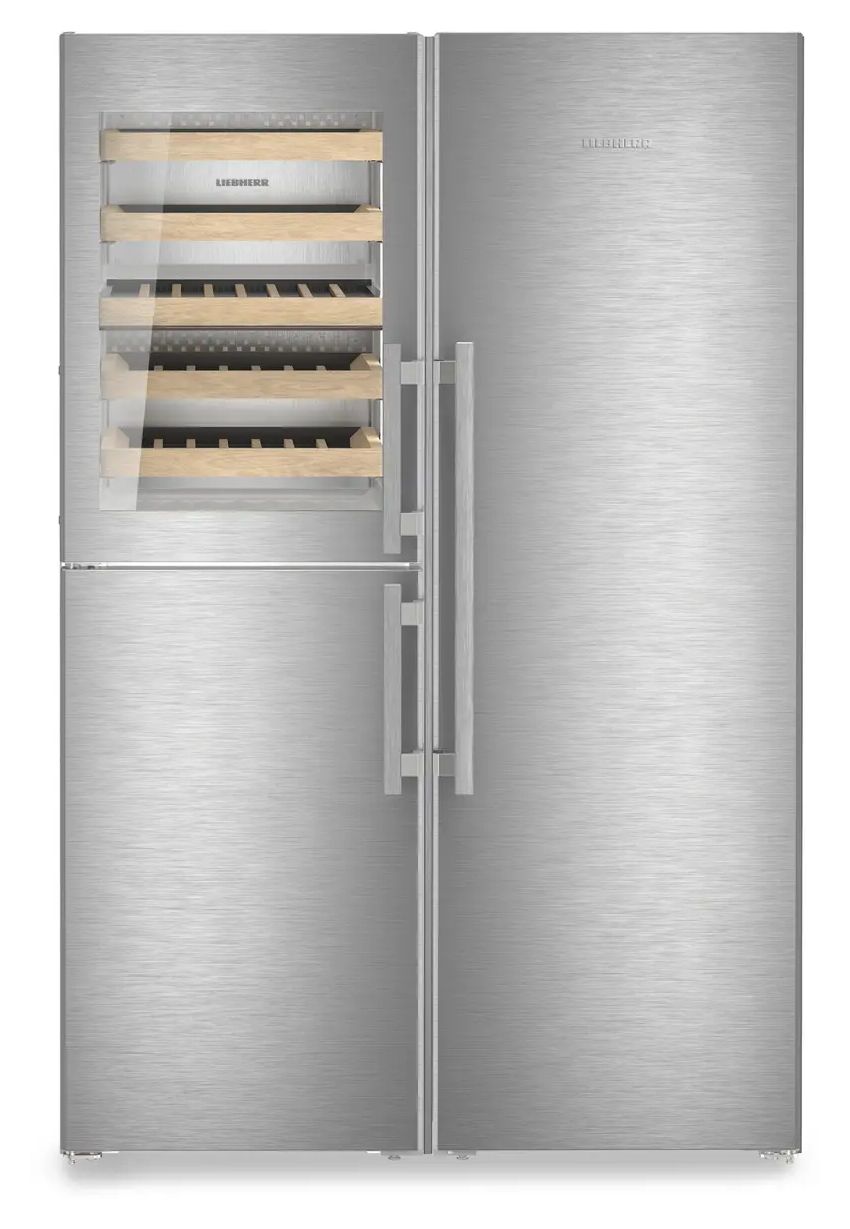 XRCst5295-20 Side-by-Side Kühl-/ Gefrierkombination 387 l / 133 l NoFrost 1855 mm x 1204 mm  (Edelstahl) 