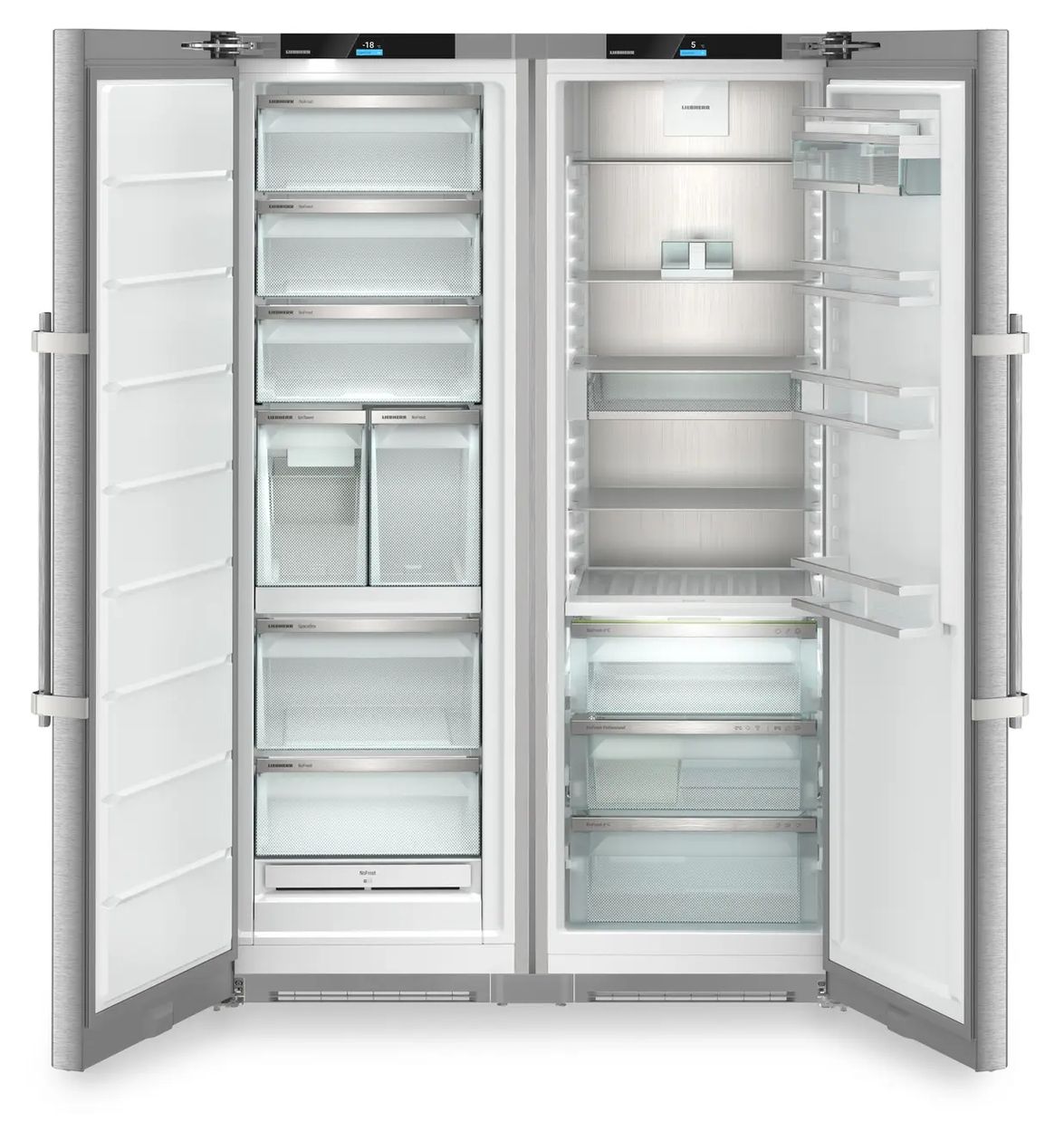XRFsd5265-22 Prime Side-by-Side Kühl-/ Gefrierkombination 384 l / 278 l NoFrost  (Silber) 