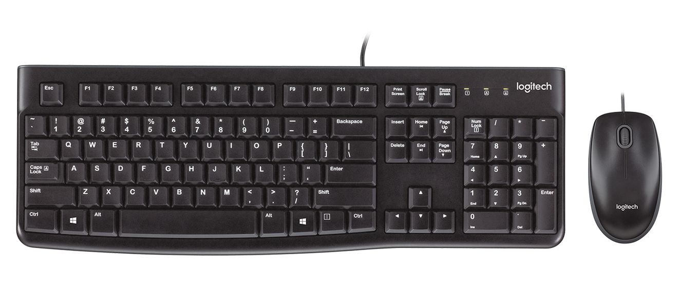 Desktop MK120 Tastatur USB  (Schwarz) 