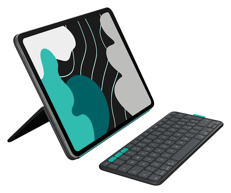 Flip Folio Tastatur für Apple iPad Pro 13-inch (M4), iPad Air 13-inch (M2 & M3) Stoßfest, Kratzresistent mit Magnetisch  (Graphit) 