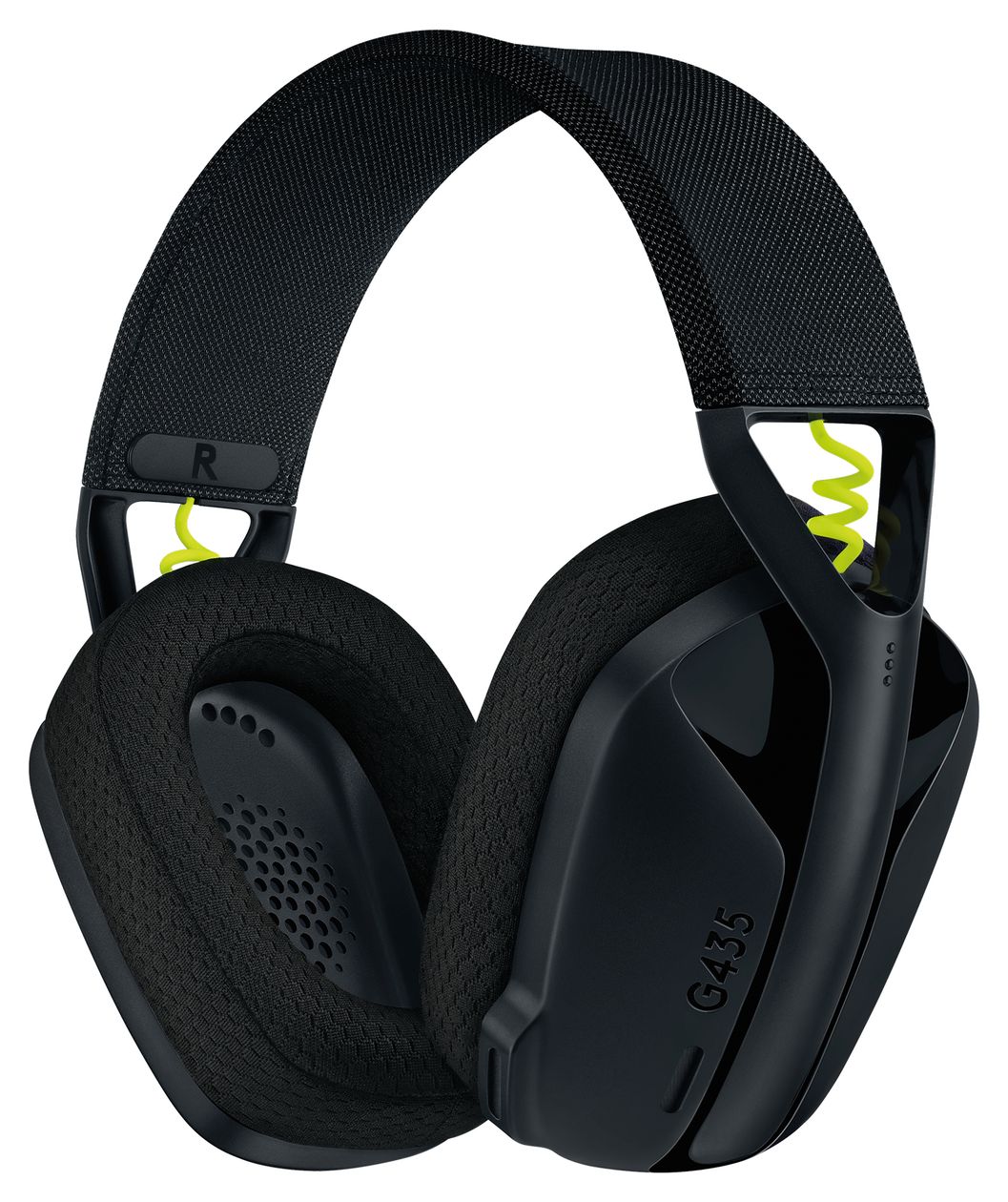 435 Over Ear Bluetooth Kopfhörer kabellos 18 h Laufzeit  (Schwarz, Gelb) 