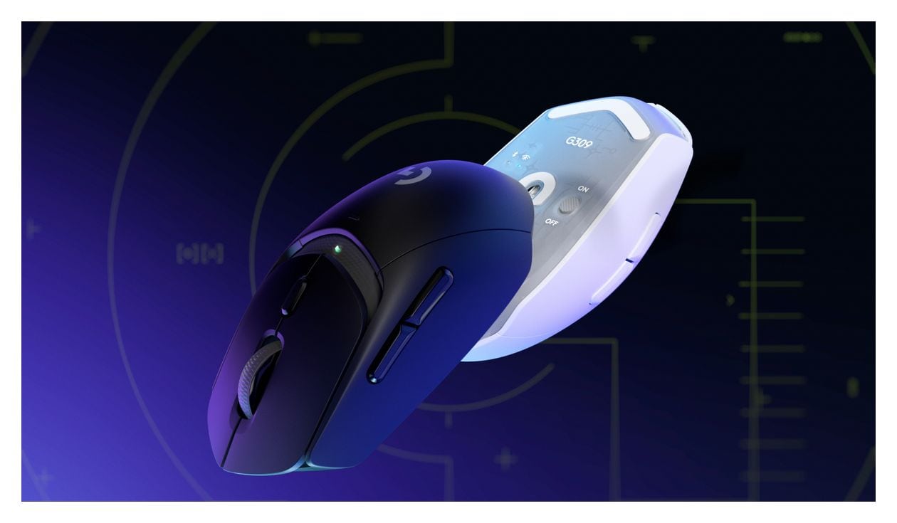 G309 25600 DPI Gaming Maus Optisch  (Schwarz) 