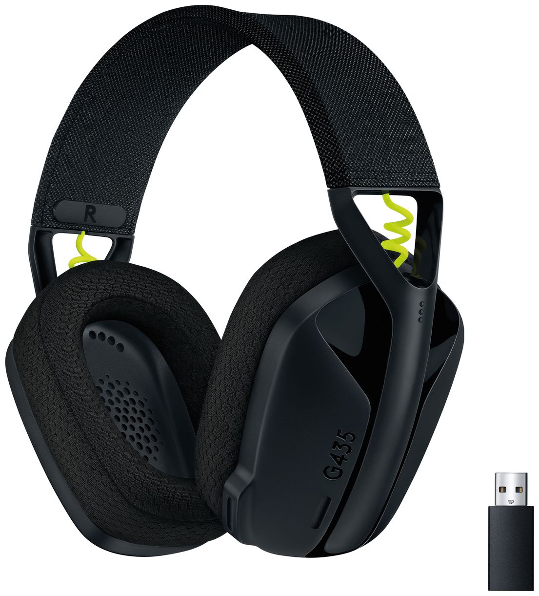 G435 Over Ear Bluetooth Kopfhörer kabellos (Schwarz) 