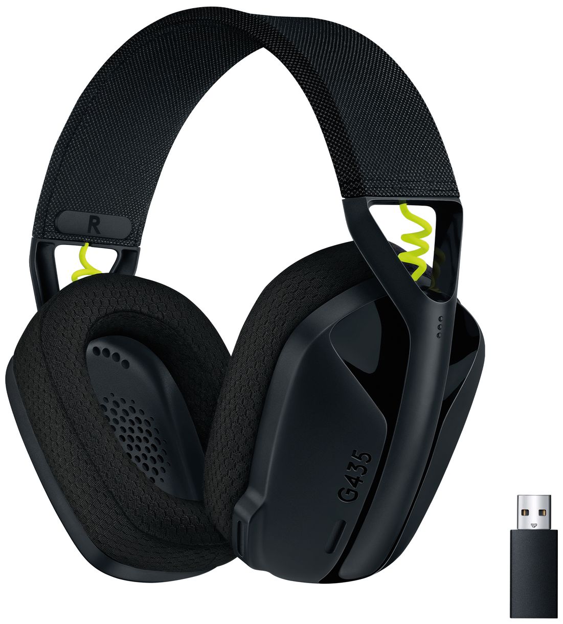 G435 Over Ear Bluetooth Kopfhörer kabellos 18 h Laufzeit (Schwarz) 