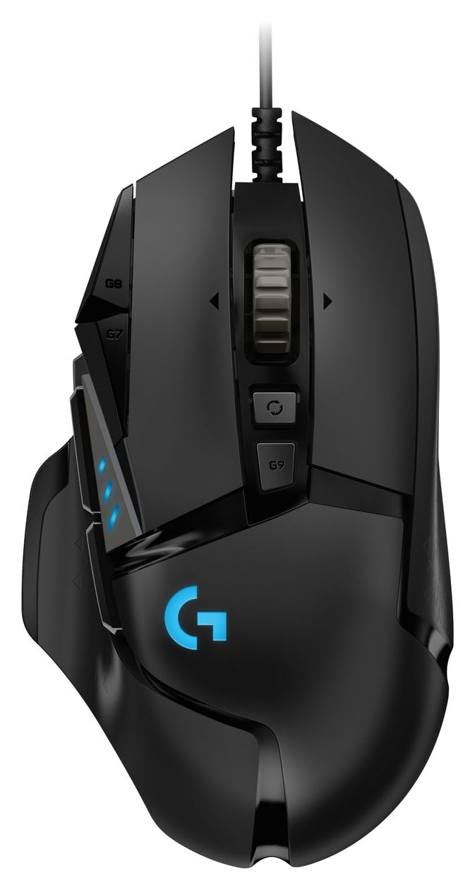 G502 Hero 25600 DPI Gaming Maus Optisch  (Schwarz) 