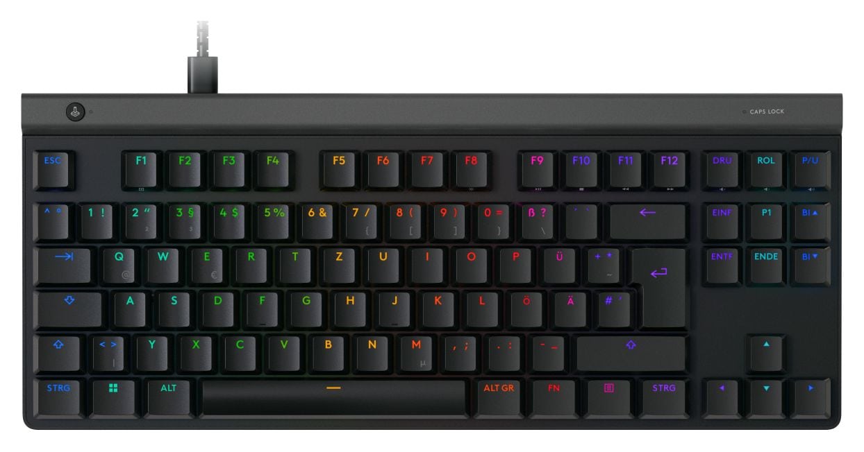 G515 TKL RGB-LED Gaming Tastatur USB  (Schwarz) 