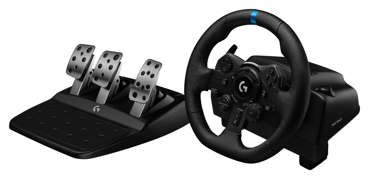 G923SE Racing Bundle Lenkrad + Pedale + Joystick für PC, PlayStation PS4, PlayStation PS5  (Schwarz) 