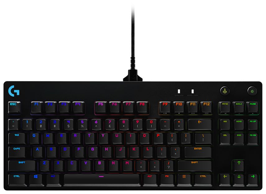 Pro RGB-LED Gaming Tastatur (Schwarz) 
