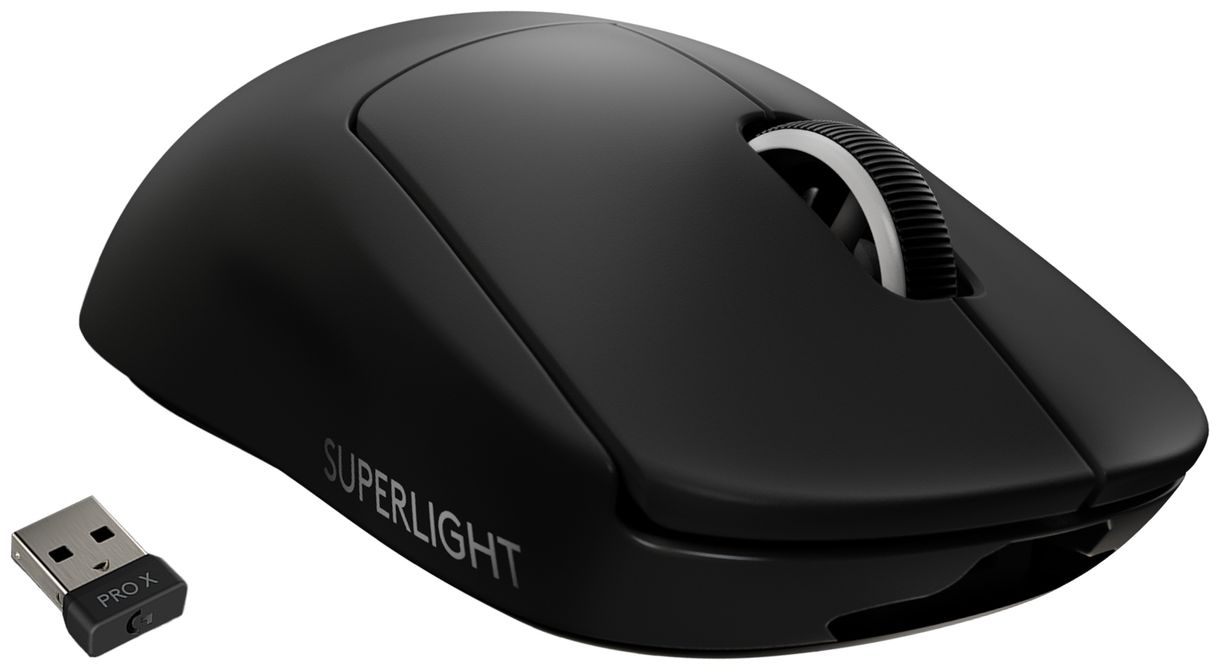 Pro X Superlight 25600 DPI Gaming Maus (Schwarz) 