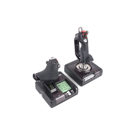 X52 Pro Flight Control System Analog / Digital Flugsimulation für PC  (Schwarz) 