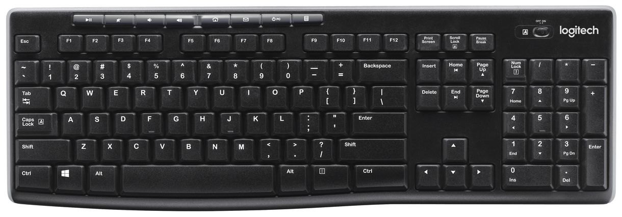 K270 Tastatur (Schwarz) 