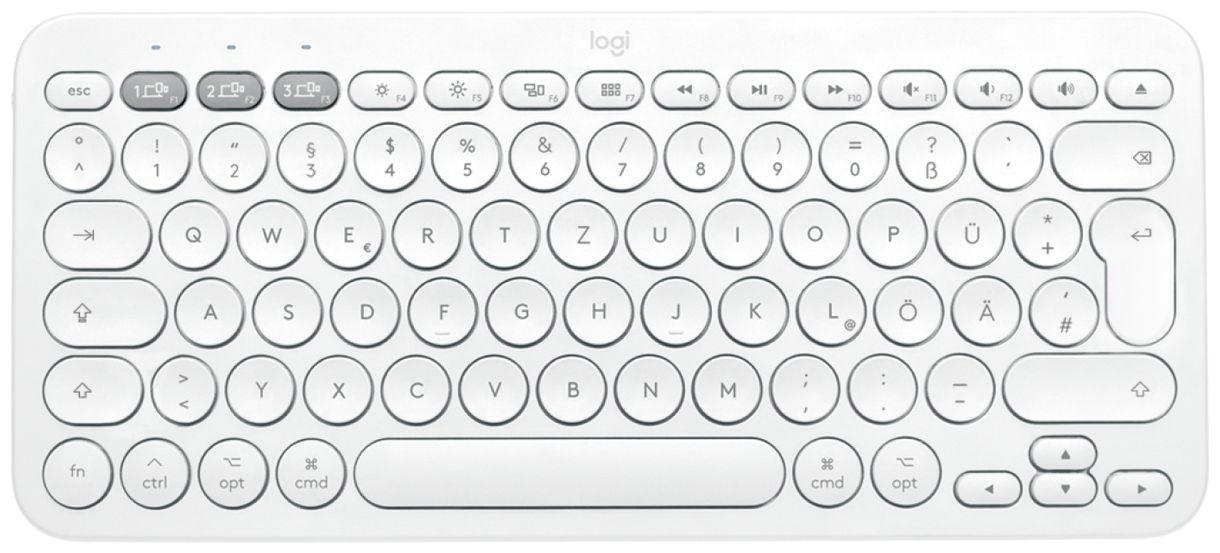 K380 For Mac Universal Tastatur (Weiß) 