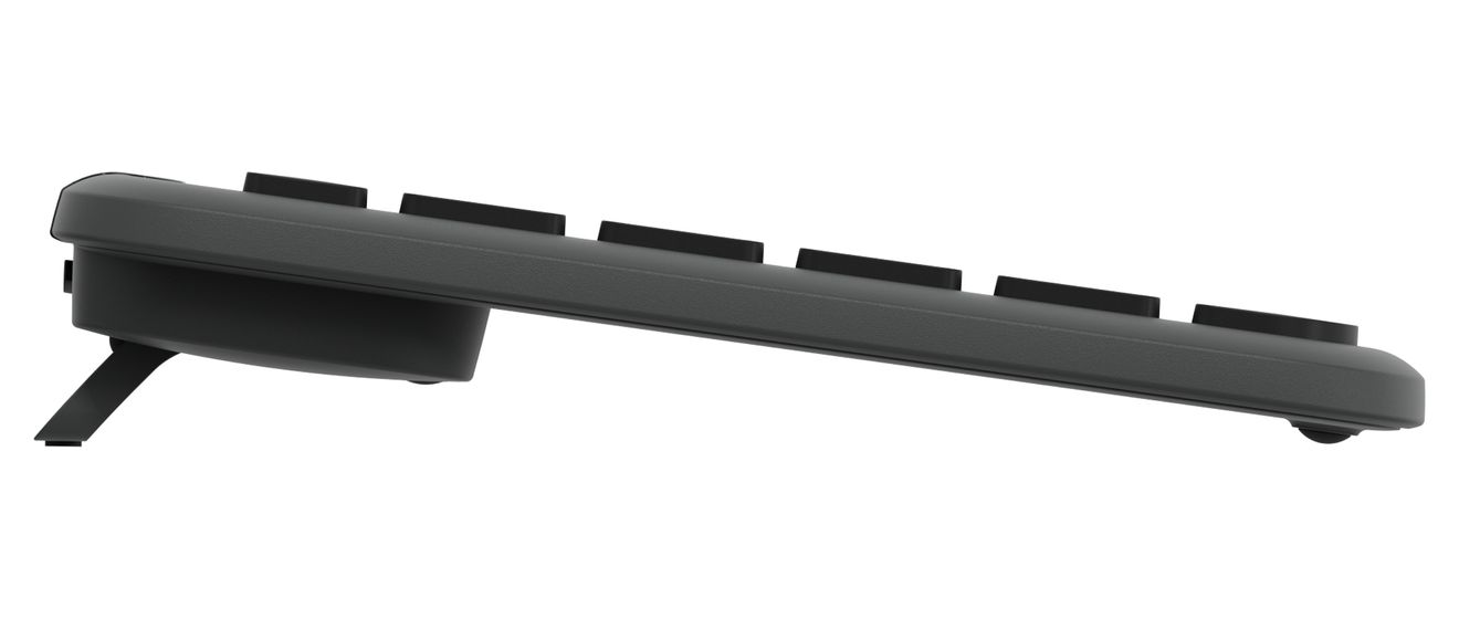 K950 Signature Slim Büro Tastatur RF Wireless + Bluetooth 2.4 GHz  (Graphit) 