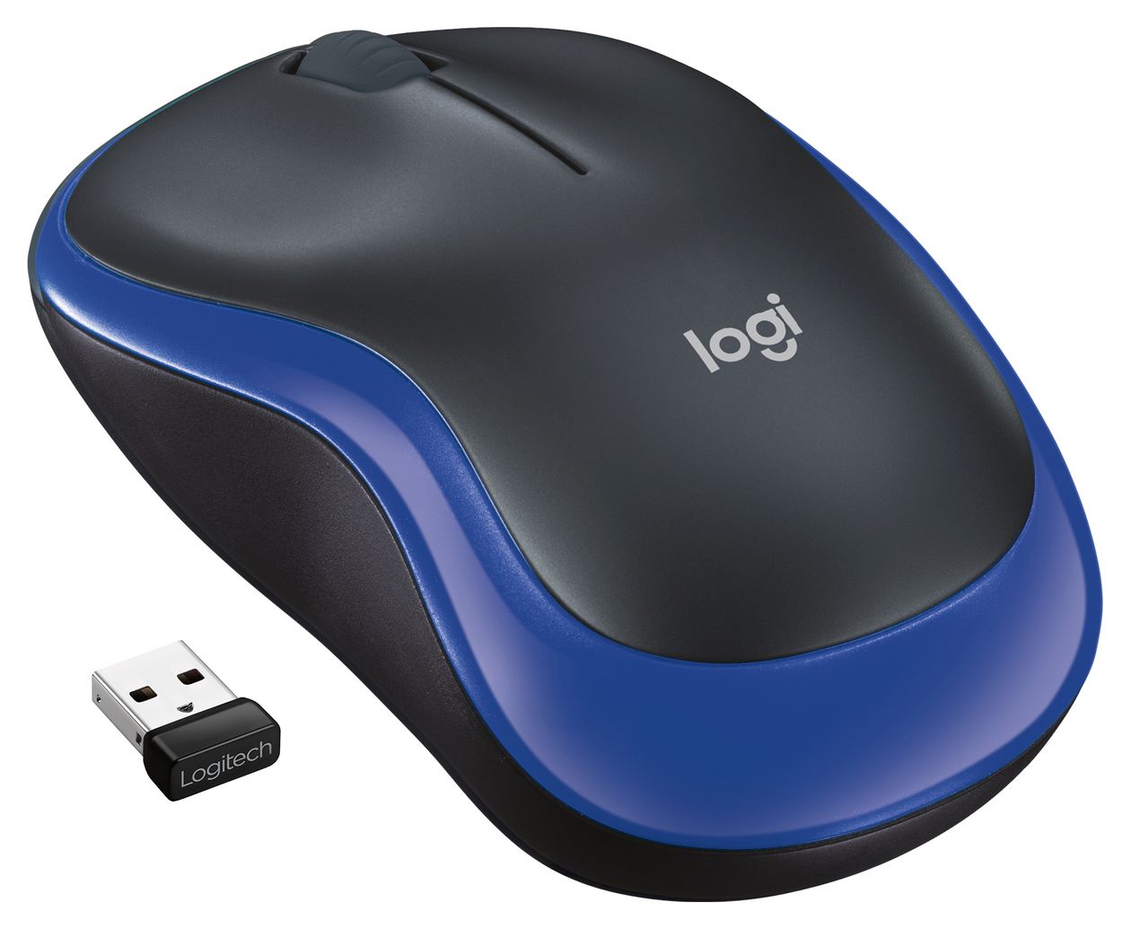 M185 1000 DPI Büro Maus Optisch  (Blau) 