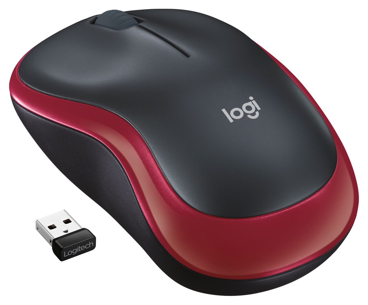 M185 1000 DPI Büro Maus Optisch  (Rot) 