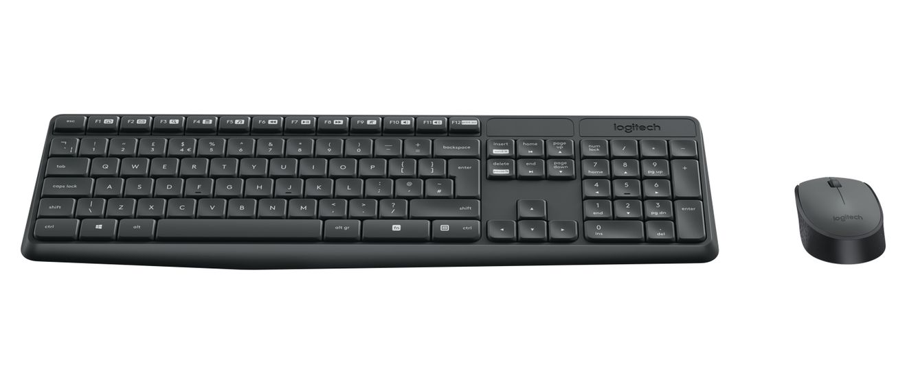 MK235 Home Tastatur RF Wireless 2.4 GHz  (Grau) 