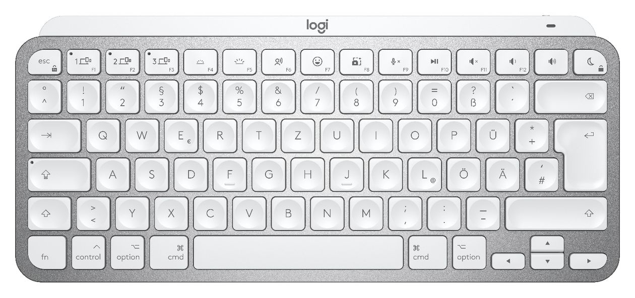 MX Keys Mini for Mac LED Büro Tastatur Bluetooth  (Grau) 