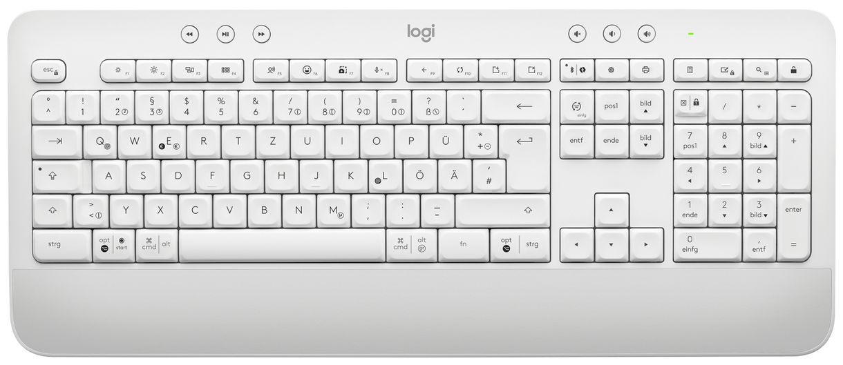 Signature K650 Büro Tastatur (Weiß) 
