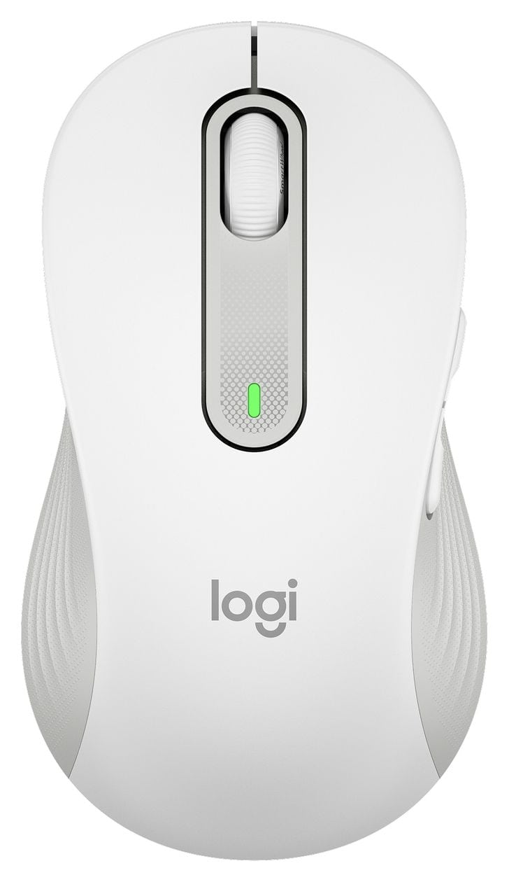 Signature M650 L Left 4000 DPI Büro Maus Optisch  (Weiß) 