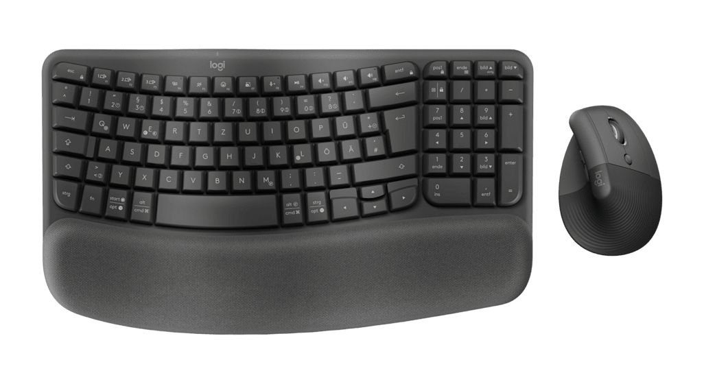 Wave Keys and Lift Combo Universal Tastatur Bluetooth  (Graphit) 